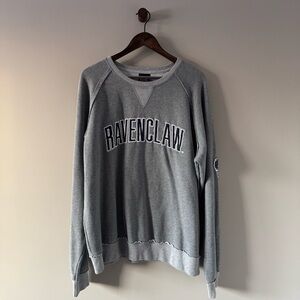 WIZARDING WORLD OF HARRY POTTER RAVENCLAW SWEATSHIRT HEATHER GREY SIZE XXL